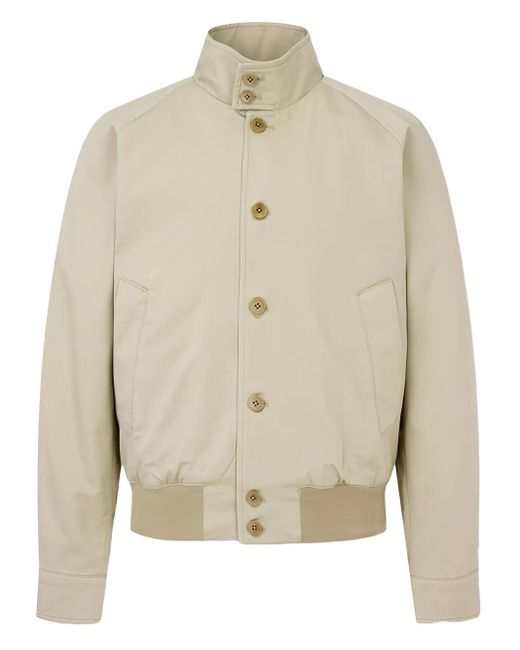 MAN ON THE BOON. Bomberjacke aus Baumwolle in Natural für Herren