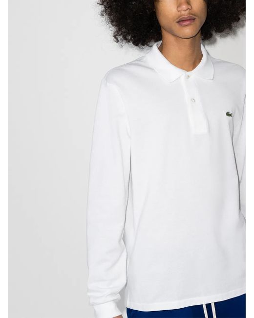 Lacoste White Polo for men