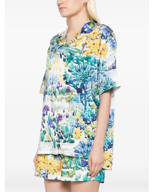 Mary Katrantzou Blue Vero Shirt