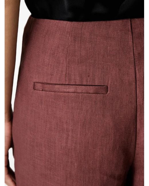 Bardot Red Pantalon Ample Domenica