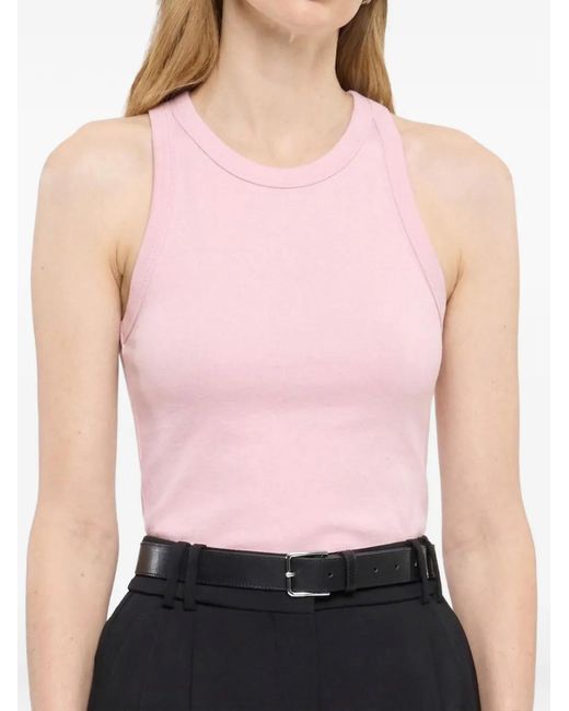 Another Tomorrow Pink Racerback Tank Top