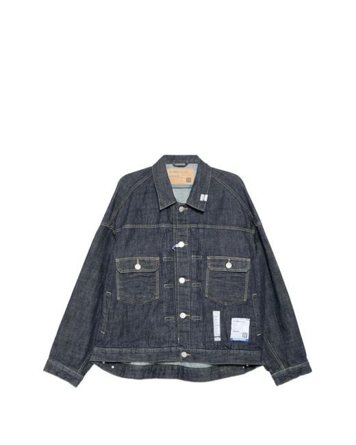 Maison Mihara Yasuhiro Blue Selvage Denim Jacket for men