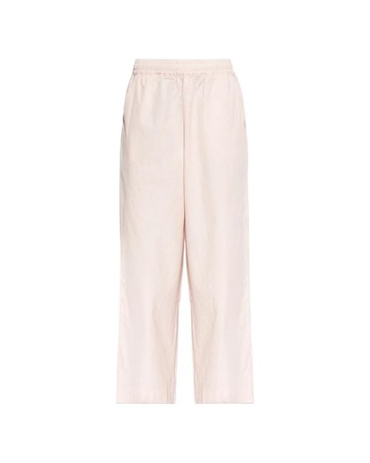 Rethinkit Studios White Straight-Leg Trousers