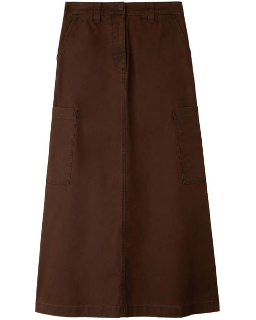 Sunnei Brown Rock mit aufgesetzten Taschen