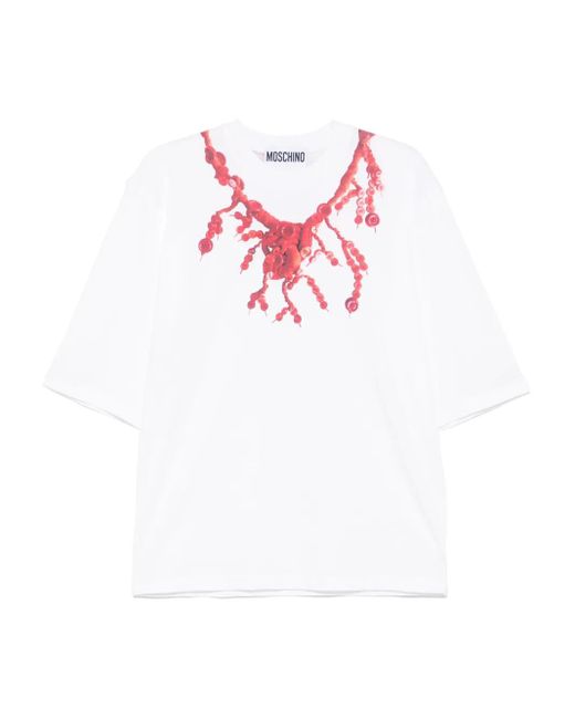 Moschino X Judy Blame プリント Tシャツ White