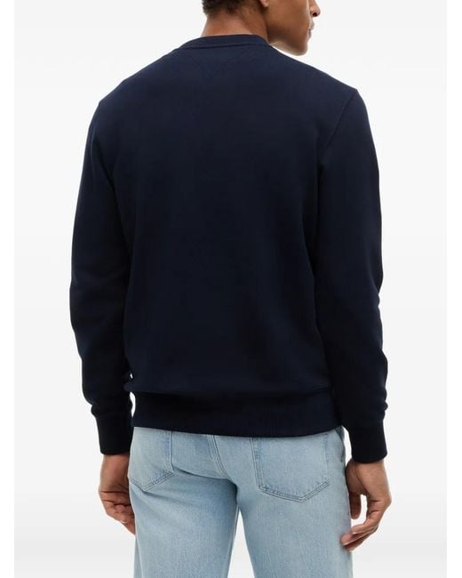 Tommy Hilfiger Blue Crew-Neck Sweater for men
