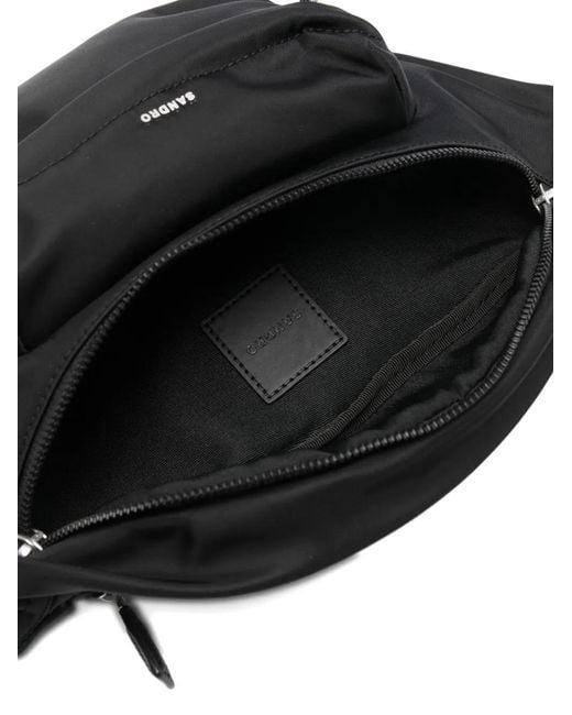 Borsa Messenger di Sandro in Black da Uomo