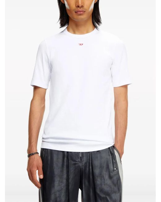 DIESEL White T-Shirts And Polos for men