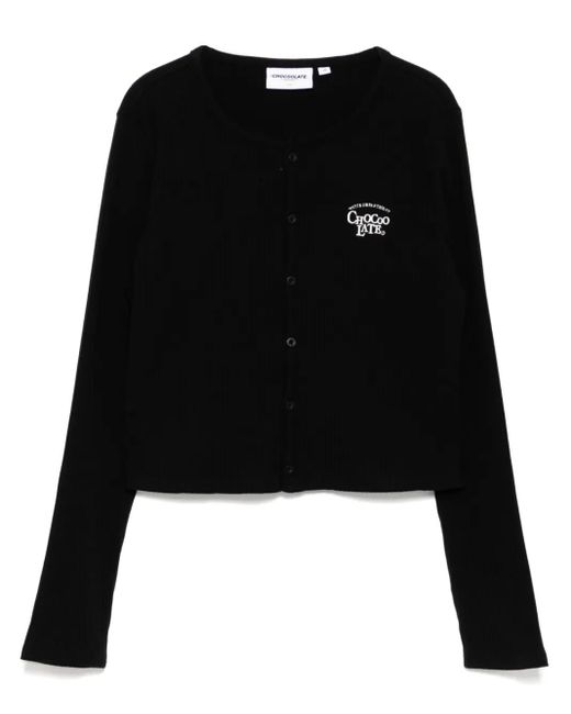 Chocoolate ロゴ トップ Black