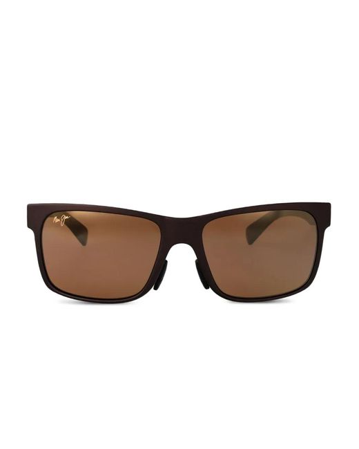 Maui Jim Brown Rectangle-Frame Sunglasses for men