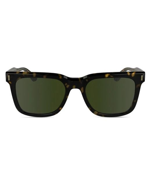 Calvin Klein Green Rectangle Frame Sunglasses for men