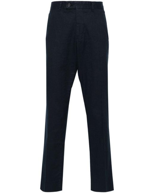 J.Lindeberg Blue Lois Mid-rise Straight-leg Trousers for men