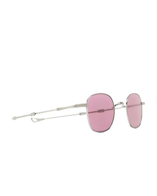 Eyepetizer Pink Mongibello Round-Frame Sunglasses