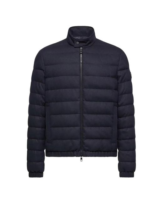 Moncler Blue Luray Zip Padded Jacket for men