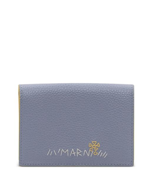 Portafoglio Tri-Fold di Marni in Gray