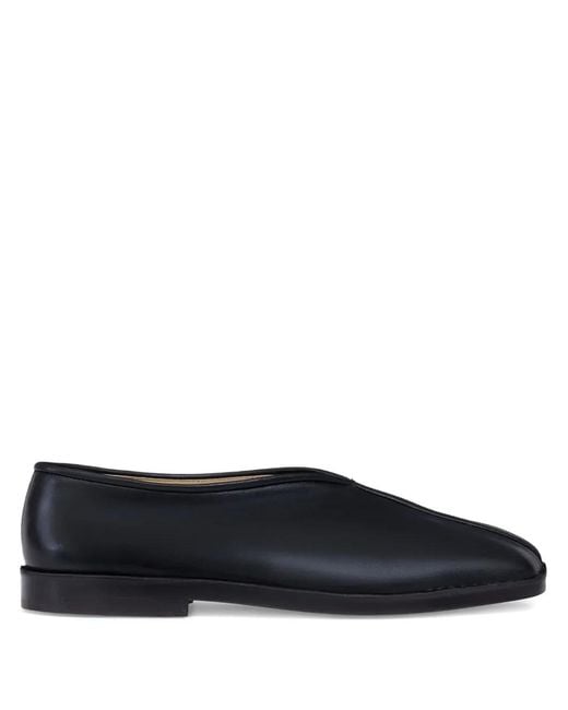 Lemaire Blue Flat Piped Slippers for men