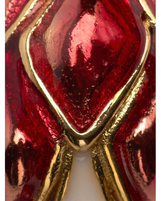 Roberto Cavalli Pink Snake Ring