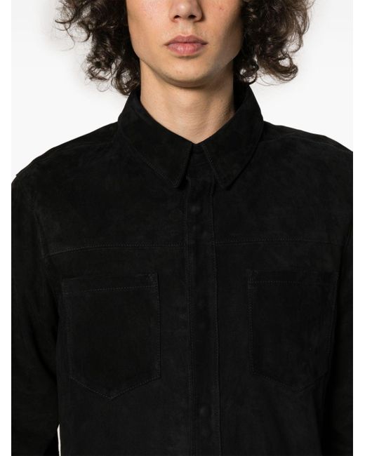 Camisa de manga larga Giorgio Brato de hombre de color Black
