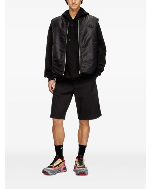 DIESEL Black Jackets Pa+Ribpc Pl Ea for men