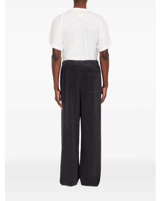 MM6 by Maison Margiela Black Pantalon De Jogging En Coton for men