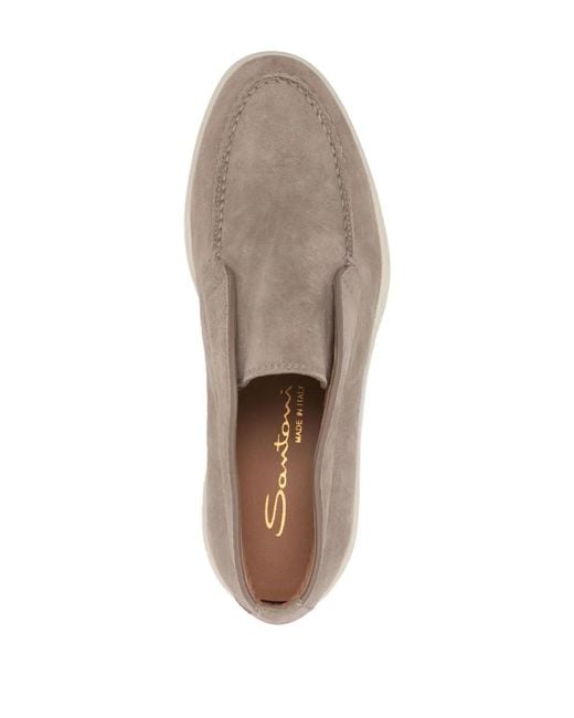 Santoni Pink Suede Boots