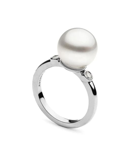 AUTORE MODA White 9Kt Allegra South Sea Pearl Ring