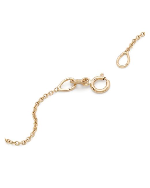 Lizzie Mandler Metallic 18Kt Micro Crescent Link Necklace