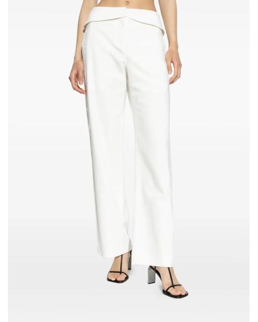 IRO White Zinia Trousers