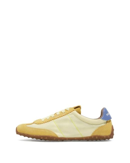 Bimba Y Lola Metallic Suede And Nylon 13 29 Sneakers