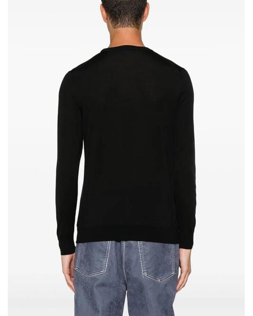Kiton Wollen Trui in het Black voor heren