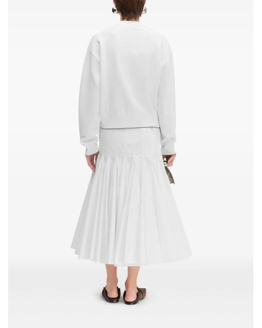 Jacquemus White Venice Sweatshirt