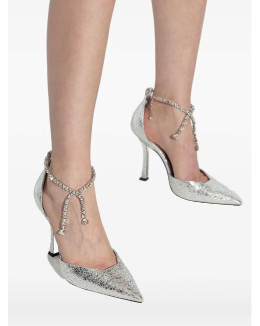 Pumps Stevie 110Mm di Jimmy Choo in White