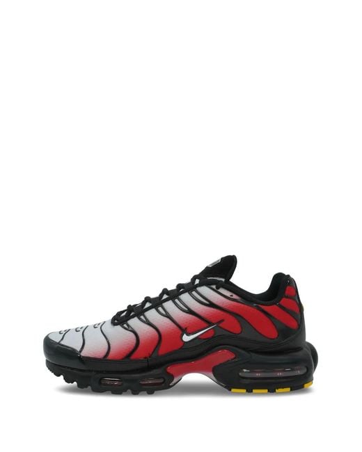 Nike Red Air Max Plus Lace-Up Sneakers for men