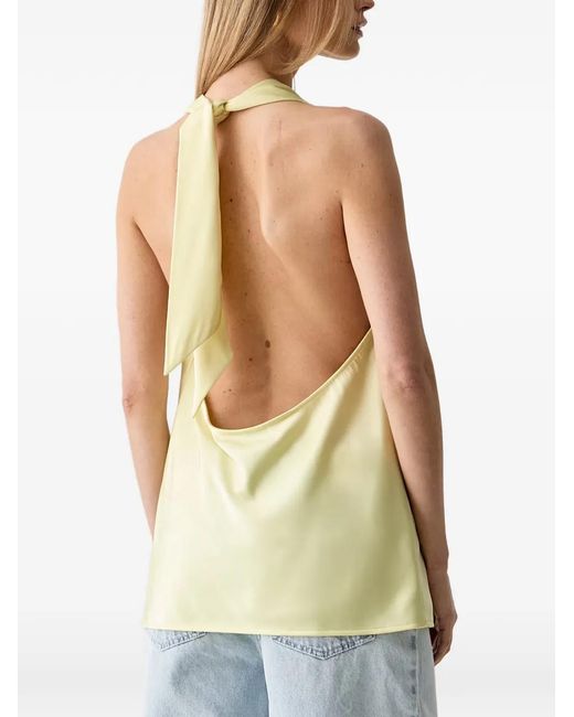 Gestuz Green Gzcerina Cowl-Neck Blouse