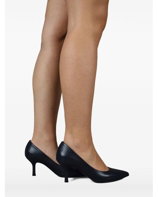 Walter Steiger Blue Pointed-Toe Pumps