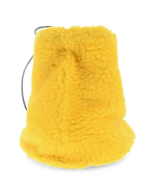 DSquared² Yellow Tie-Fastening Scarf