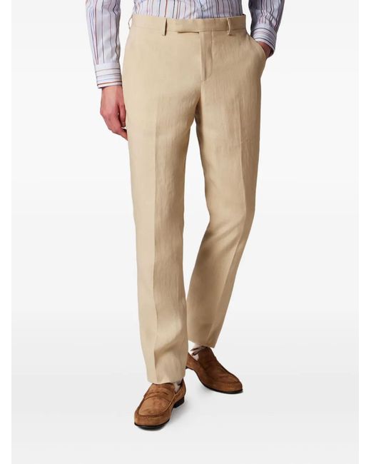 Paul Smith Natural Linen Trousers for men