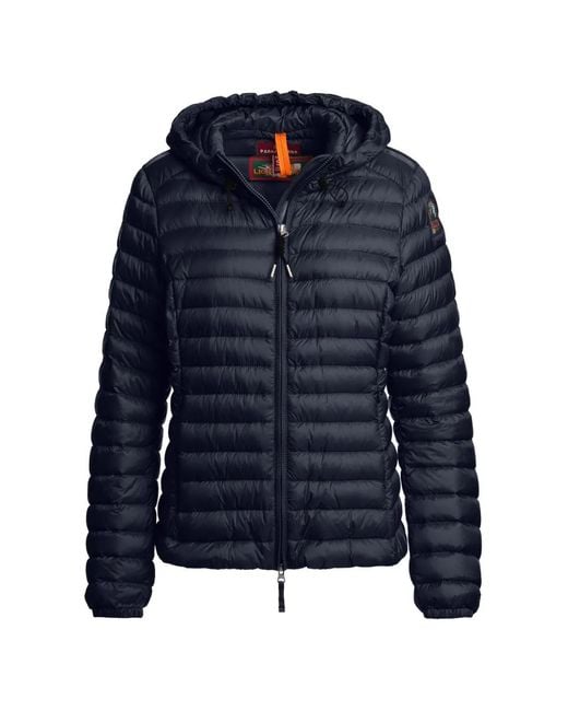 Parajumpers Blue Zip-Up Hooded Jacket