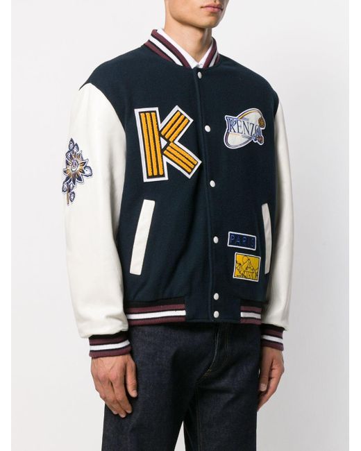 kenzo letterman jacket