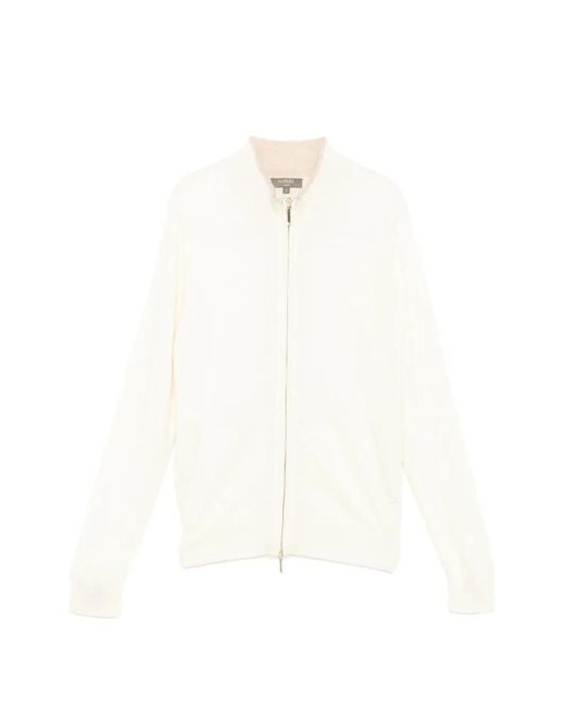 N.Peal Cashmere White Alisa Cardigan