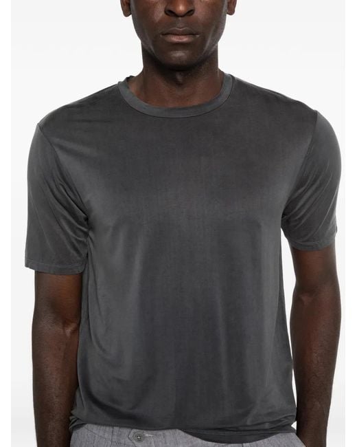 Daniele Fiesoli Gray Short-Sleeve T-Shirt for men