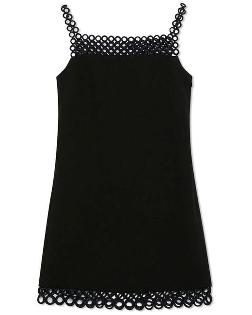 Jonathan Simkhai Black Marlie Square Neck Mini Dress