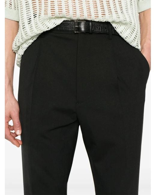DSquared² Black Tapered Trousers for men