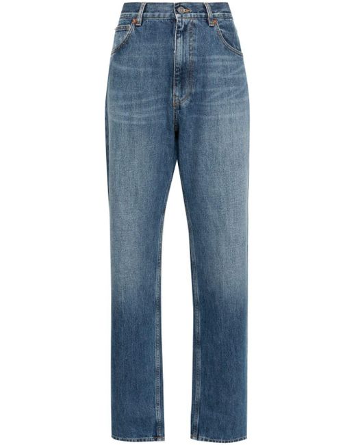 Valentino Garavani Blue Straight-leg Jeans