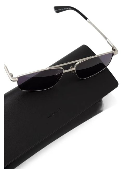 AllSaints Metallic Virgo Geometric-Frame Sunglasses