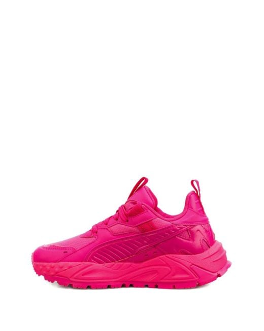 PUMA Pink Rs-Track "Spring Fling" Sneakers