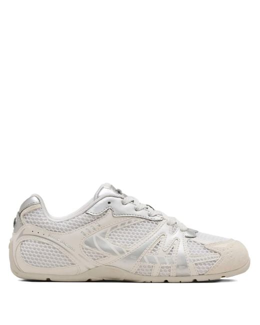 Marc Jacobs White Mesh-Panel Sneakers