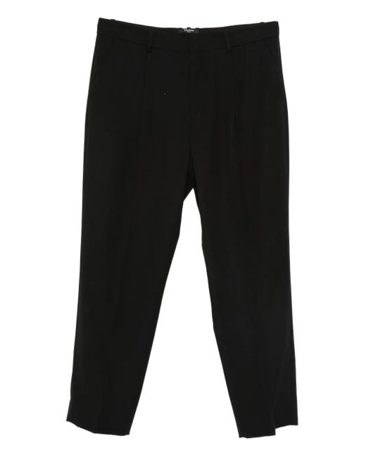 Balmain Black Pantalon À Design Plissé for men