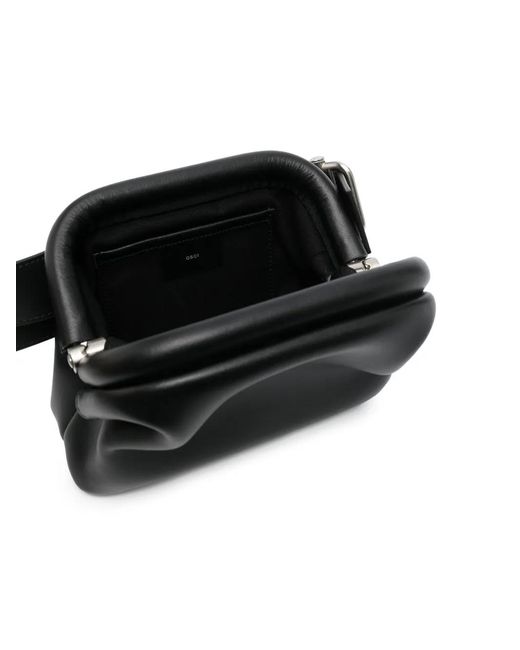 OSOI Black Pecan Brot Leather Shoulder Bag