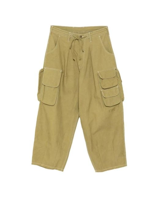 STORY mfg. White Forager Cargo Pants